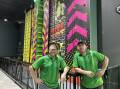 Flip Out Mittagong franchise partners Tom Mills and Beau Scott are ready to welcome people at the indoor adventure park this weekend. Picture by Briannah Devlin