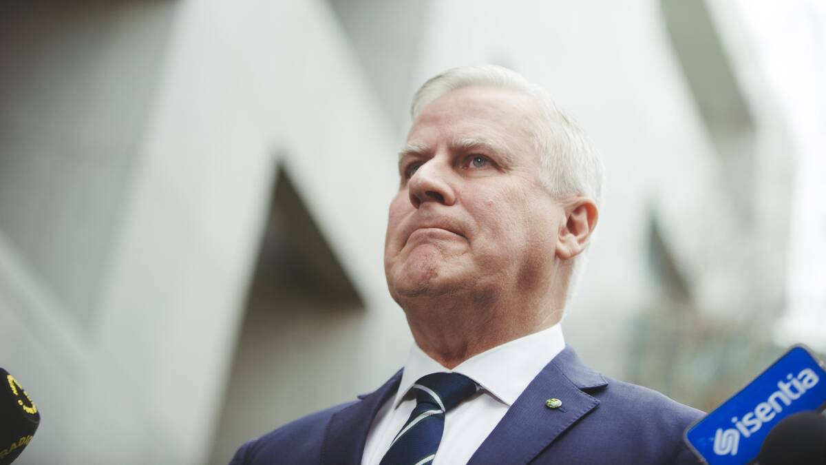 Former infrastructure minister Michael McCormack. Picture: Dion Georgopoulos
