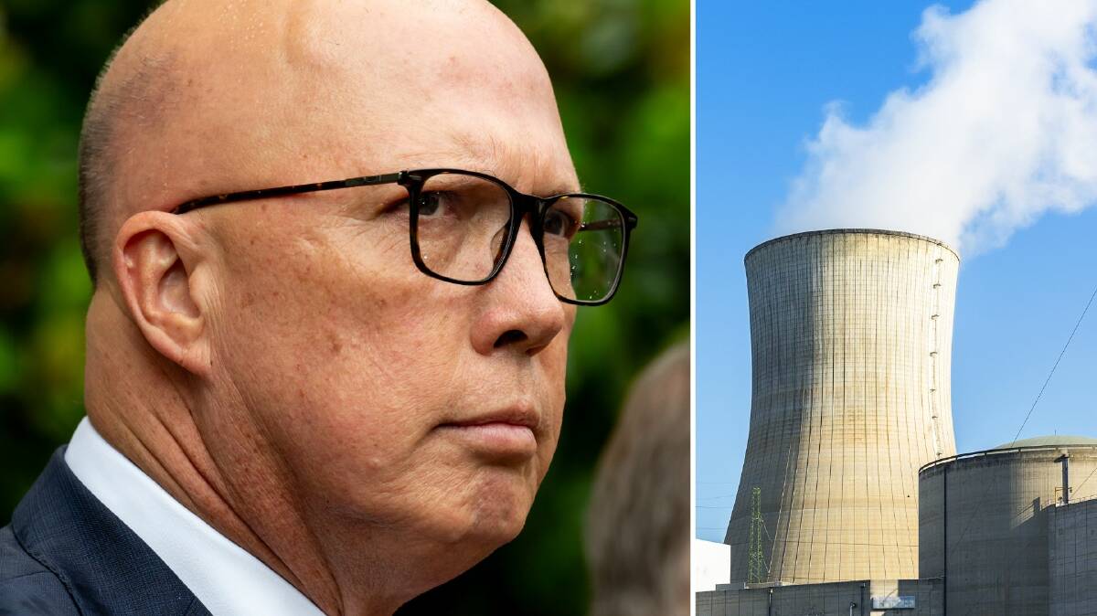 Opposition leader Peter Dutton said the high upfront cost of nuclear power could be offset over the lifetime of the power plant. Pictures by Elesa Kurtz and Shutterstock