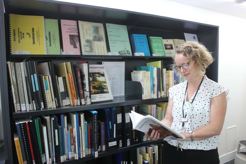 Goulburn Mulwaree Library is one of the facilities that would close its doors. Local Studies Officer Fran O'Flynn is pictured. Photo: File 