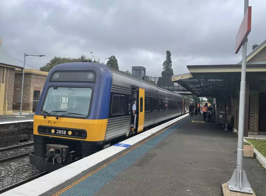 Buses are replacing trains between Campbelltown and Moss Vale, due to flooding between Bowral and Mittagong, and at Picton. Picture by Briannah Devlin 