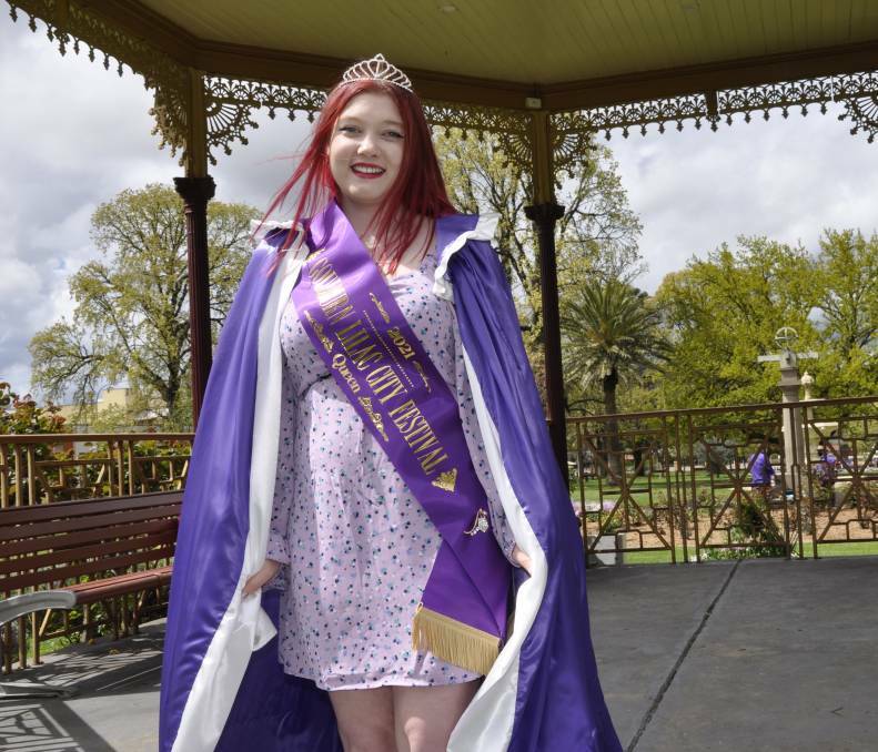 Brittany Bryant was honoured when she was became the Lilac Queen in 2021. Picture: Louise Thrower