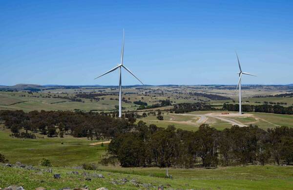 The Crookwell II Wind Farm. Picture supplied