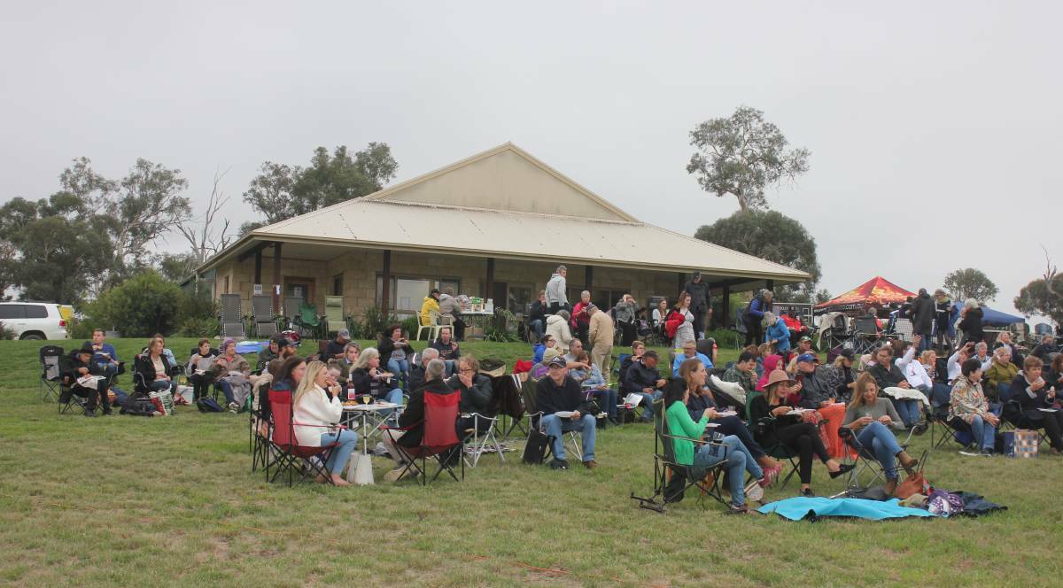 The BDCU fundraising committee's Movie Under the Stars at Kingsdale Winery in 2021. Picture: Burney Wong