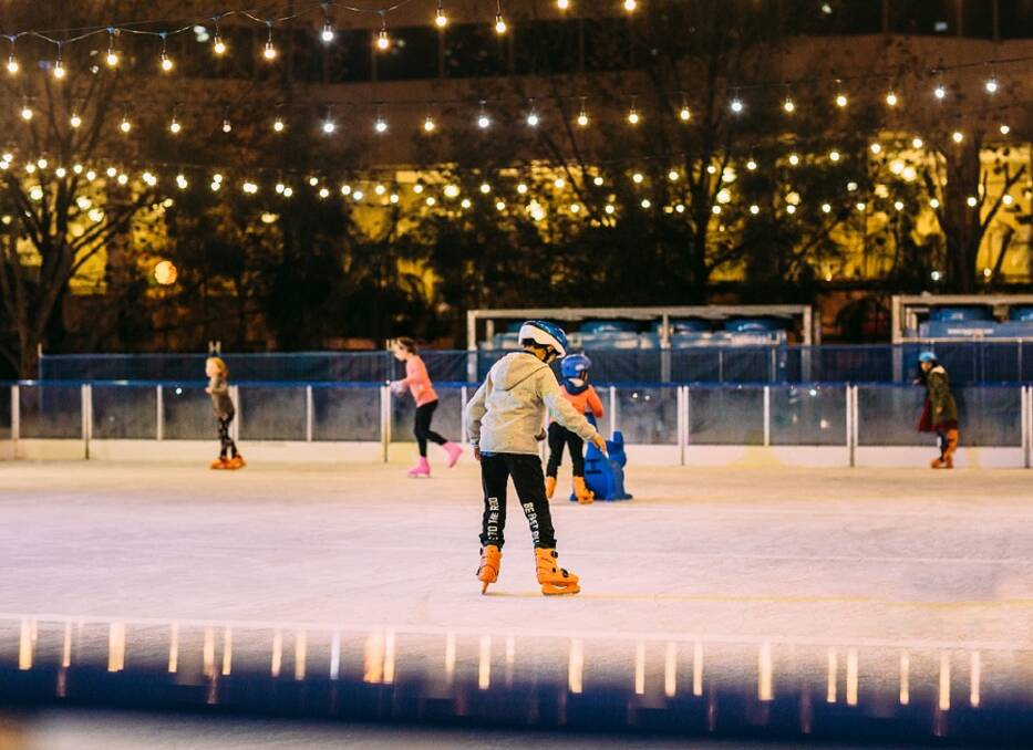 An ice skating rink will be installed next to Belmore Park. Photo: Supplied.