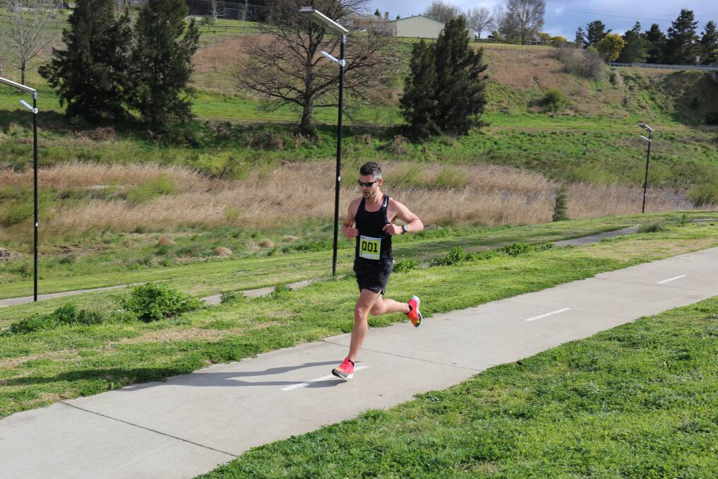 Andrew Proctor was the first male to finish the 10km. Photo by Sophie Bennett