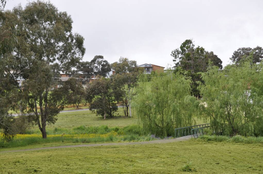 The Salvation Army will be required to construct a concrete footpath connecting Lisgar Street with the existing footpath within Ardgowan park (pictured). Picture by Louise Thrower