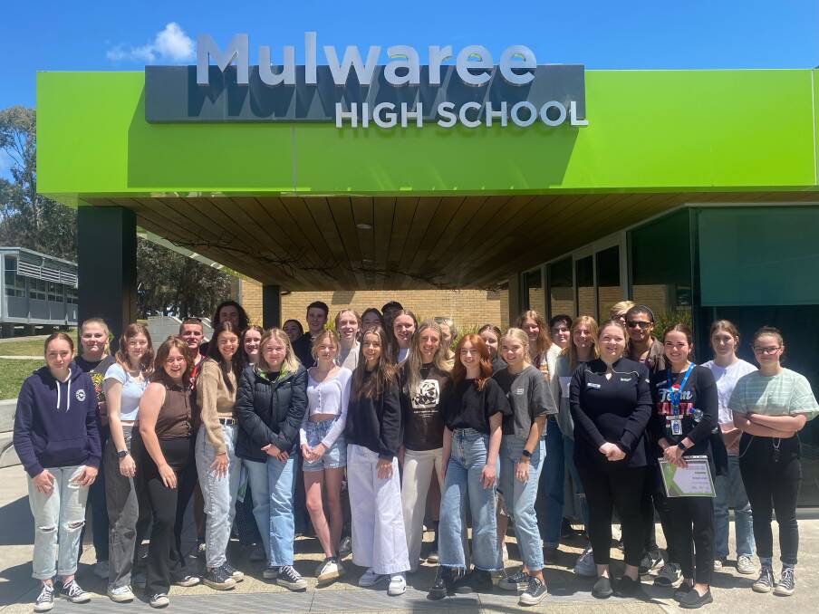 Mulwaree High School's 2022 year 12 students. Picture supplied
