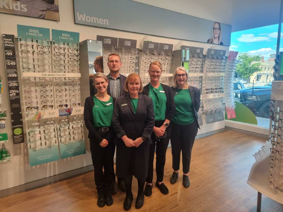The Specsavers Goulburn team. Picture supplied