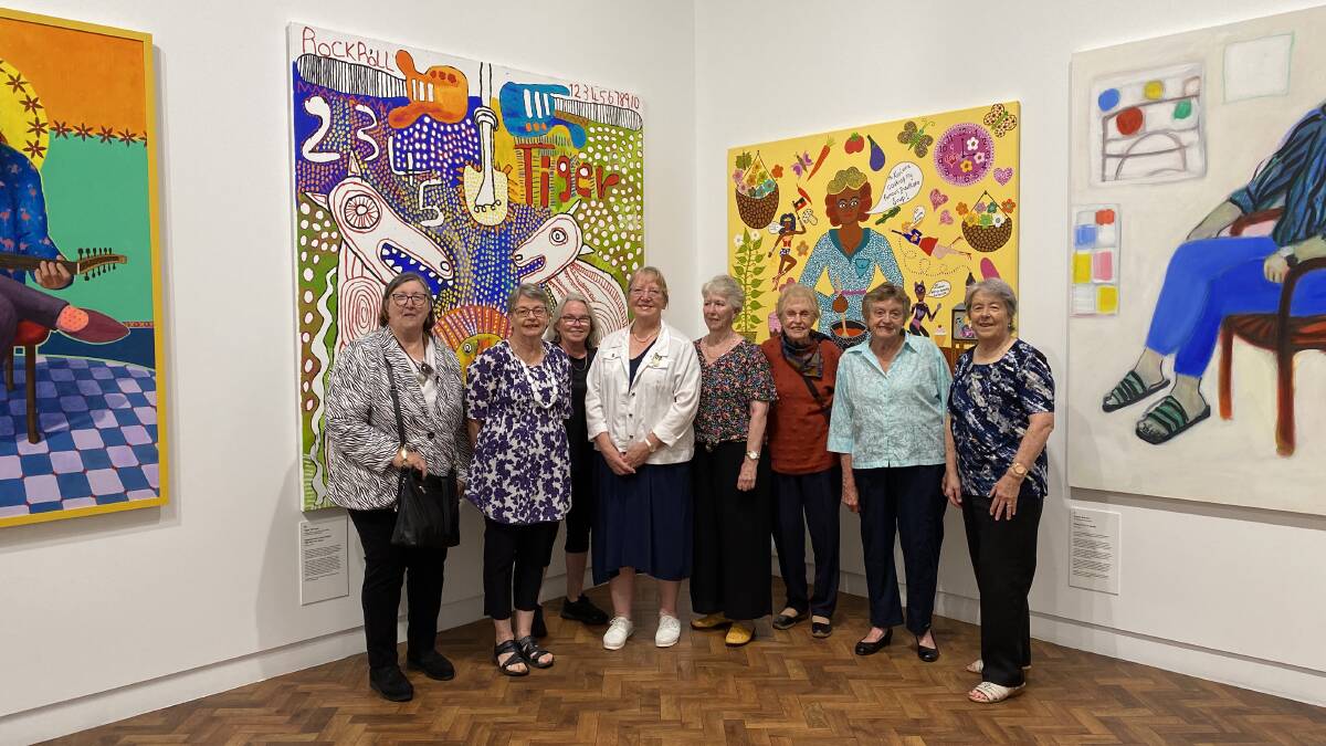 The Goulburn women had their first outing at the Regional Art Gallery. Picture supplied 