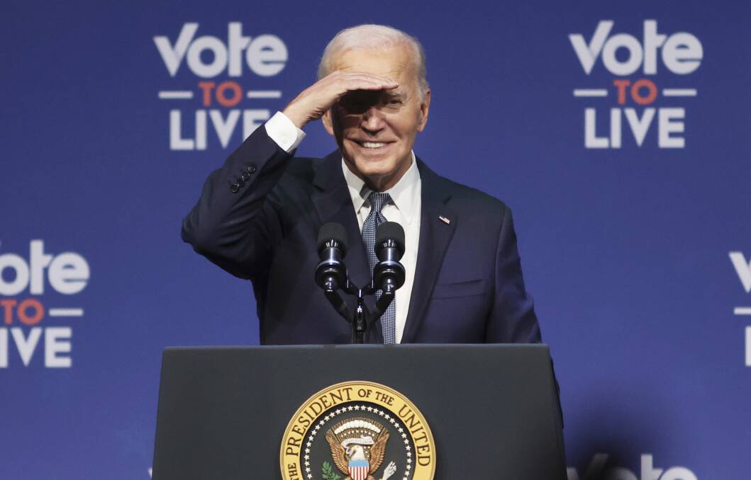 President Joe Biden speaks at a 2024 Prosperity Summit Tuesday, July 16, 2024, in North Las Vegas, Nev. (AP Photo/Ronda Churchill)