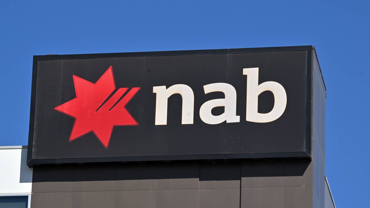 A National Australia Bank (NAB) sign. (AAP Image/Mick Tsikas)