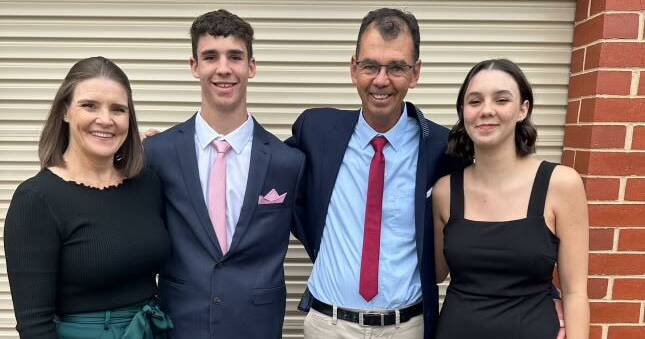 Tanya Borlase, left, son Jude, Tony Borlase and daughter Hannah must return to Zimbabwe after lengthy delays to their visa application. Picture supplied