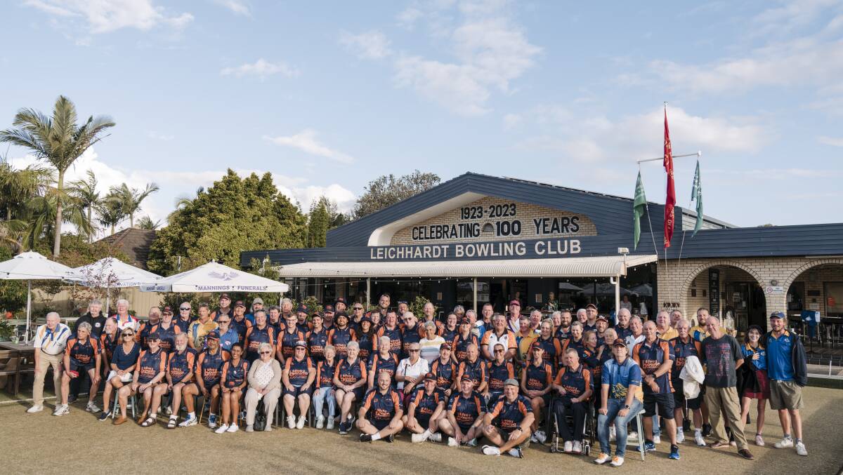 Members of the Leichardt Bowling Club celebrate it's 100th year. Picture by Inlighten Photography