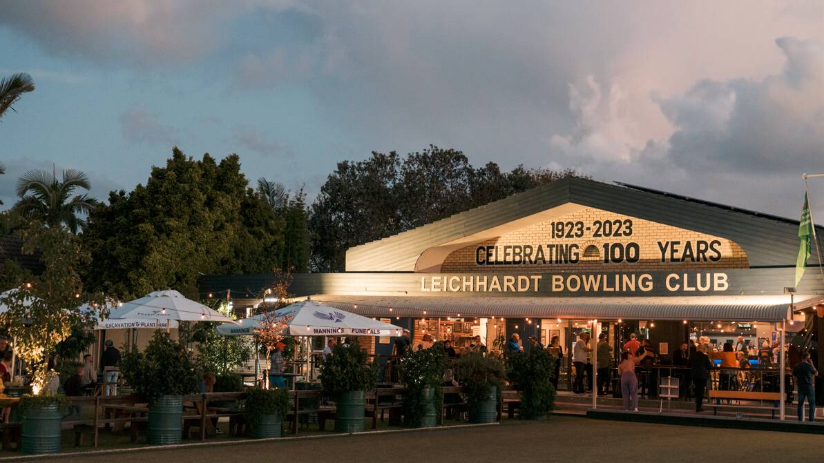 The new beer garden at Leichardt Bowling Club. Picture by Inlighten Photography