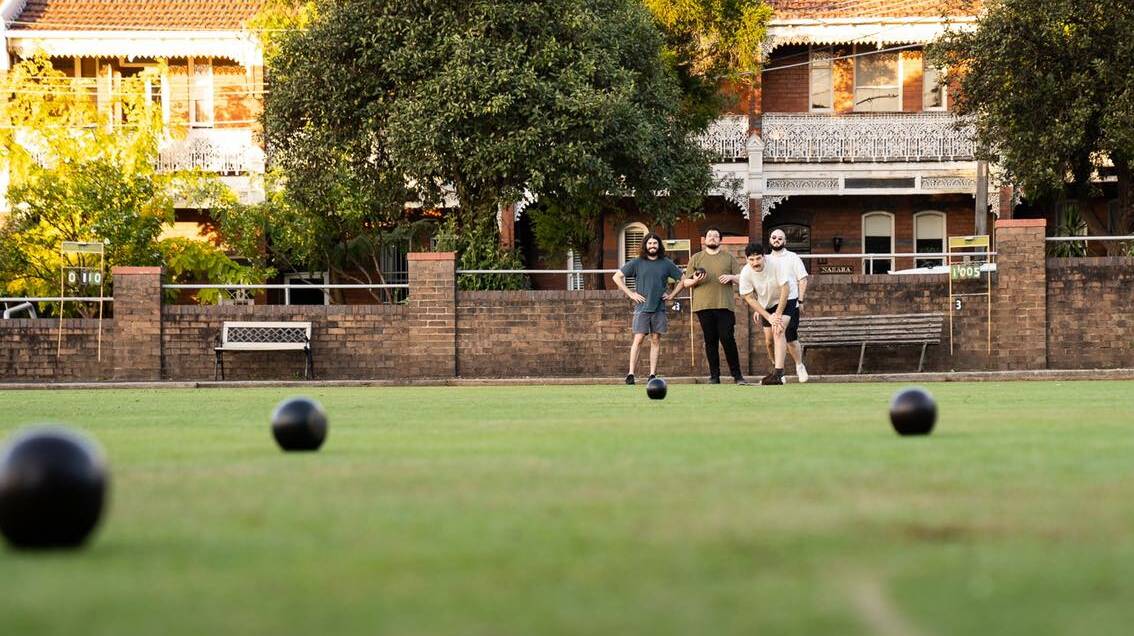 Punters at the Petersham bowls club. Picture supplied