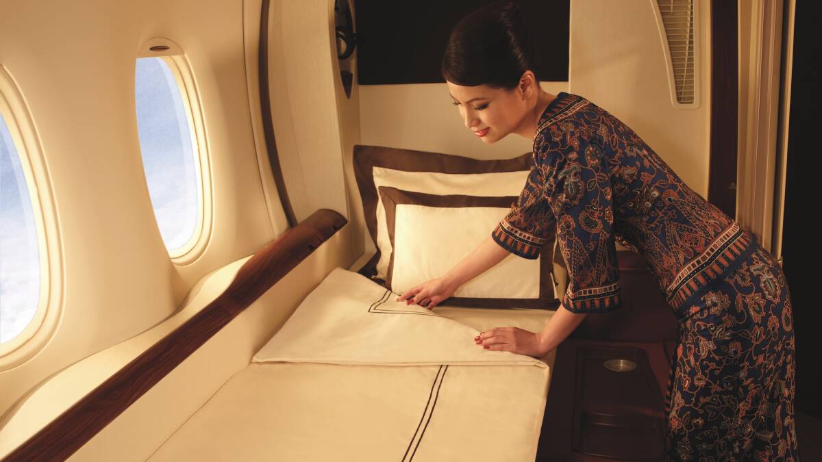Singapore Airlines A380 suites. Picture by Singapore Airlines