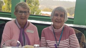 Goulburn Day View Club members Margaret Granger and Delma Nelson. Picture supplied