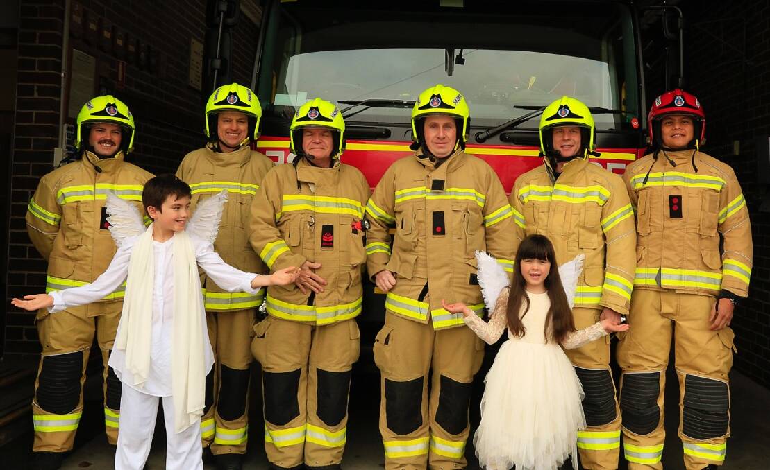 First responders will be escorted by children dressed as angels. Photo supplied.