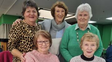 Kathy Hunt, Margaret Thompson, Helen Wilkins, Robyn Cummins, Peggy Mills. Picture supplied