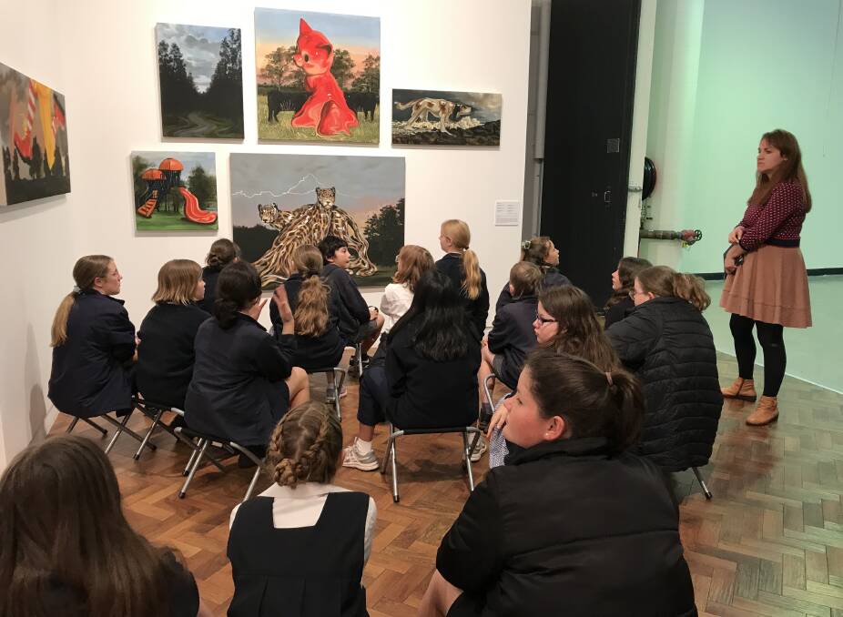 The Window by Goulburn West Public School students is on display at the Goulburn Regional Art Gallery until Friday, November 26. 