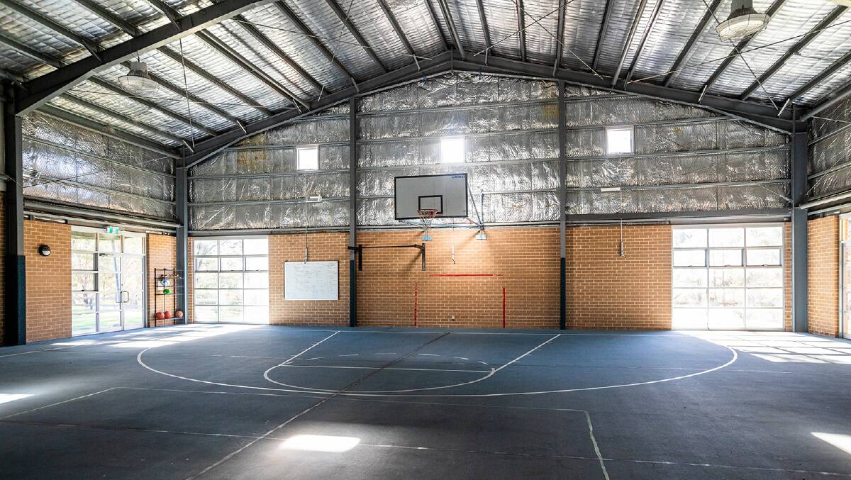 The property includes a basketball court. Picture supplied