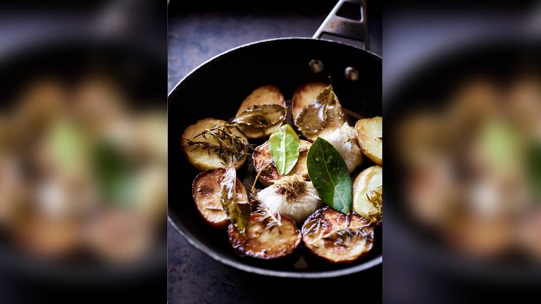 Pan Roasted Potatoes. Picture by Mark Roper