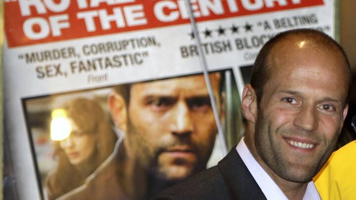 British actor Jason Statham at the Australian premier of his movie "The Bank Job" in 2008. Picture AP Photo/Rick Rycroft
