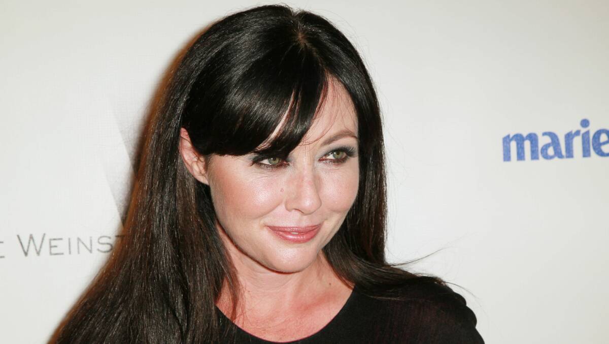 Shannen Doherty arrives at a party held at the Beverly Hilton hotel in 2011. Picture David Livingston/Getty Images