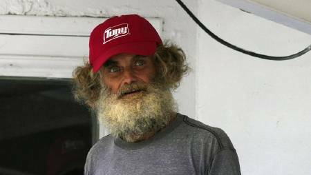 Timothy Shaddock after three months at sea. Picture via AP Photos