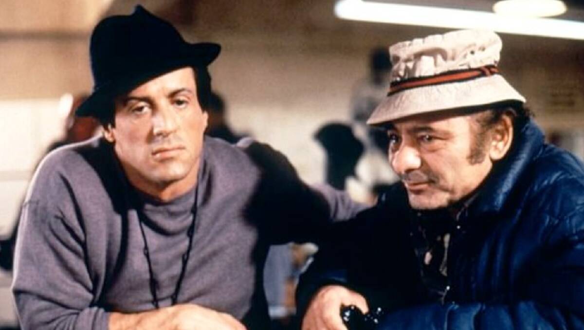 Sylvester Stallone and Burt Young in the Rocky franchise. Picture via X