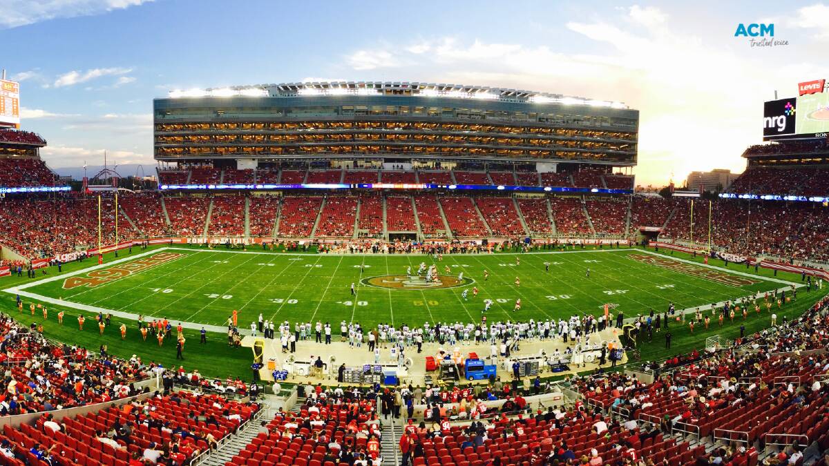 An NFL stadium hosting a match during the day. File picture.