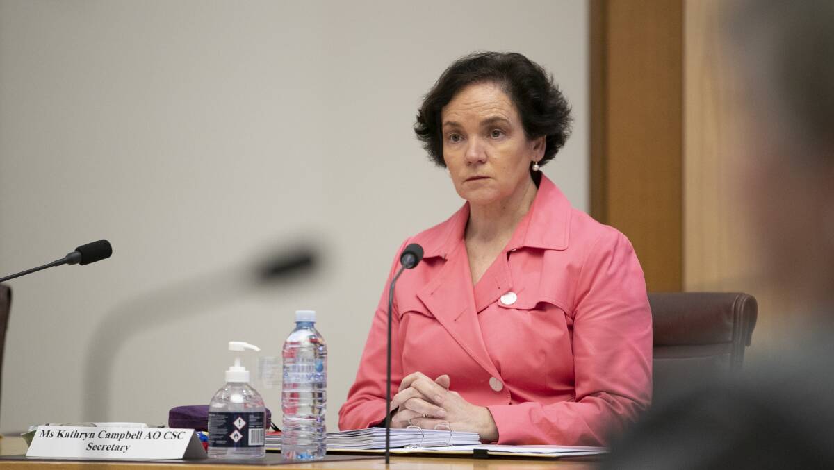 Former Department of Human Service secretary Kathryn Campbell fell short in her obligations: robodebt royal commission report. Picture: Keegan Carroll