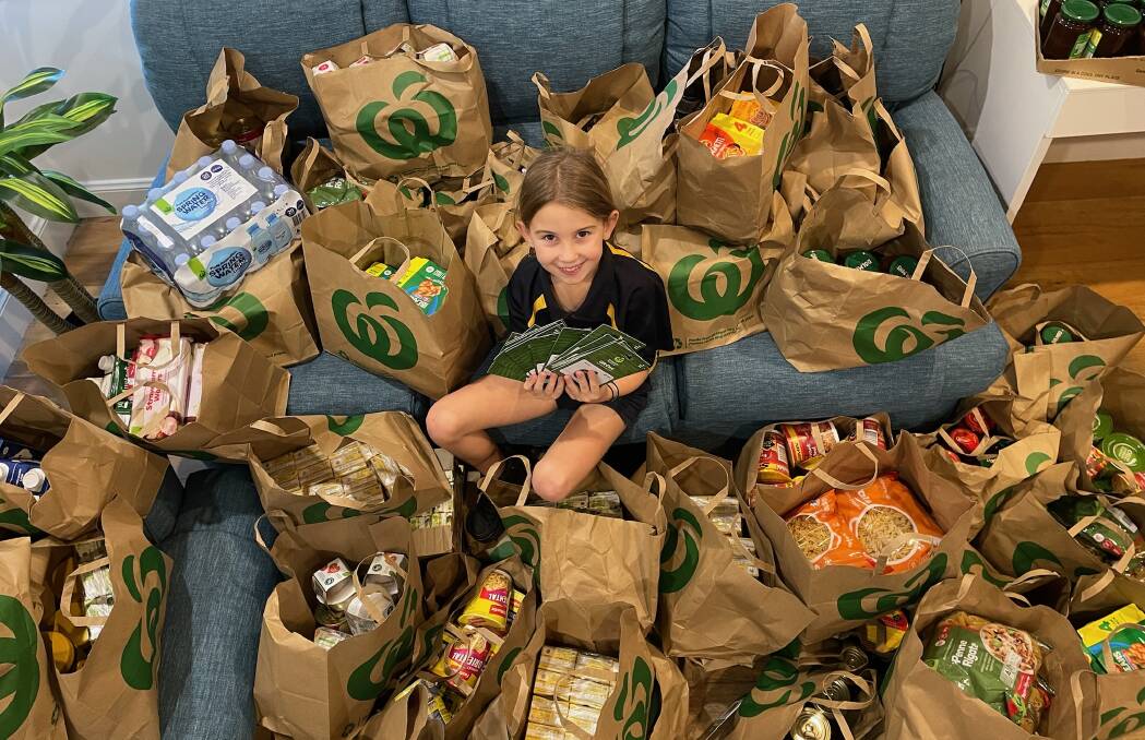 Pip Clark has organised thousands of dollars worth of groceries and vouchers for the Shoalhaven Homeless Hub this year through her winter appeal. Picture by Glenn Ellard.