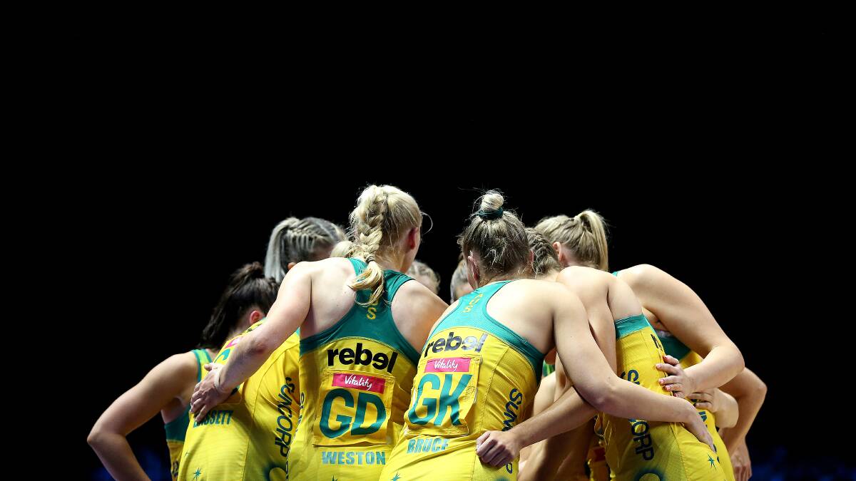 The Diamonds have the trophy in their sights at the Netball World Cup in South Africa. Picture by Nigel French PA/Alamy