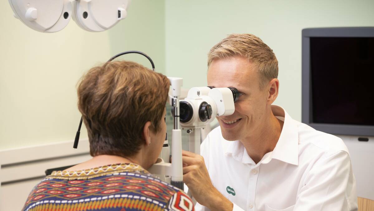 Goulburn residents urged not to neglet attending regular eye checks. Image supplied.