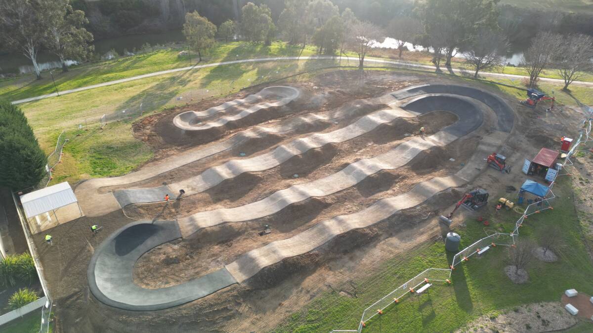Roberts Park BMX Track prepares for it's reoppening. Image supplied. 