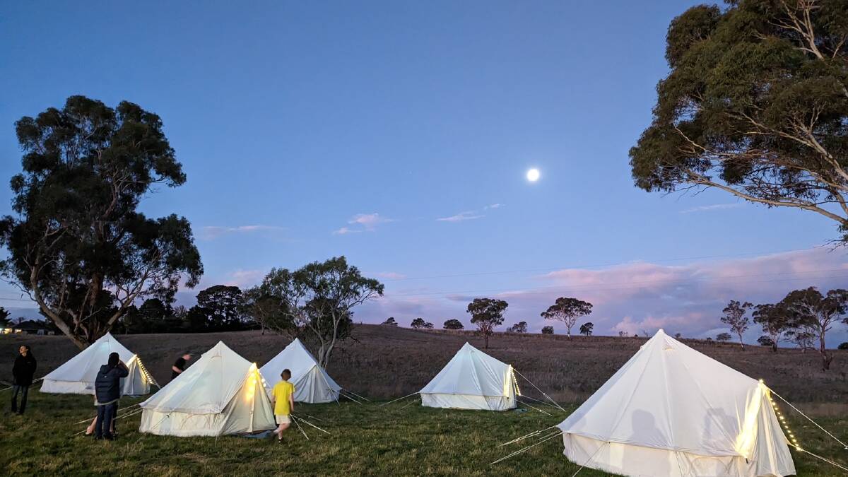 Students learn about the stars and agriculture at recent event. Image supplied.