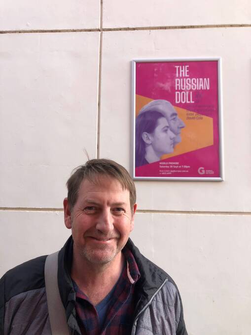 Playwright David Cole presents his new play called The Russian Doll will premiere at the Goulburn Performing Arts Centre, as part of this years Festival of Regional Theatre. Image supplied.