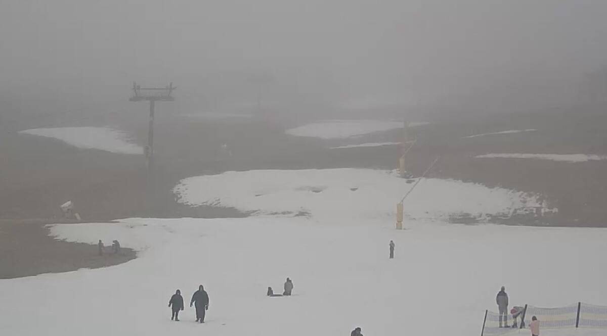 A still of Perisher's Front Valley on June 7. Picture supplied