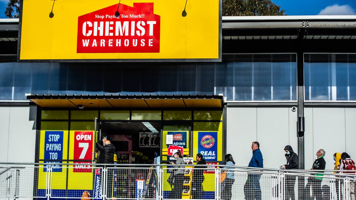 Don't expect to see vapes sold over-the-counter at Chemist Warehouse. Picture by Karleen Minney