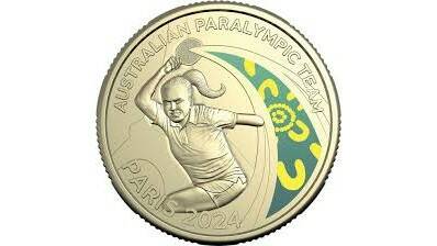 The $1 uncirculated Paralympic team coin.