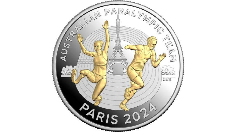The $5 Paralympic coin.