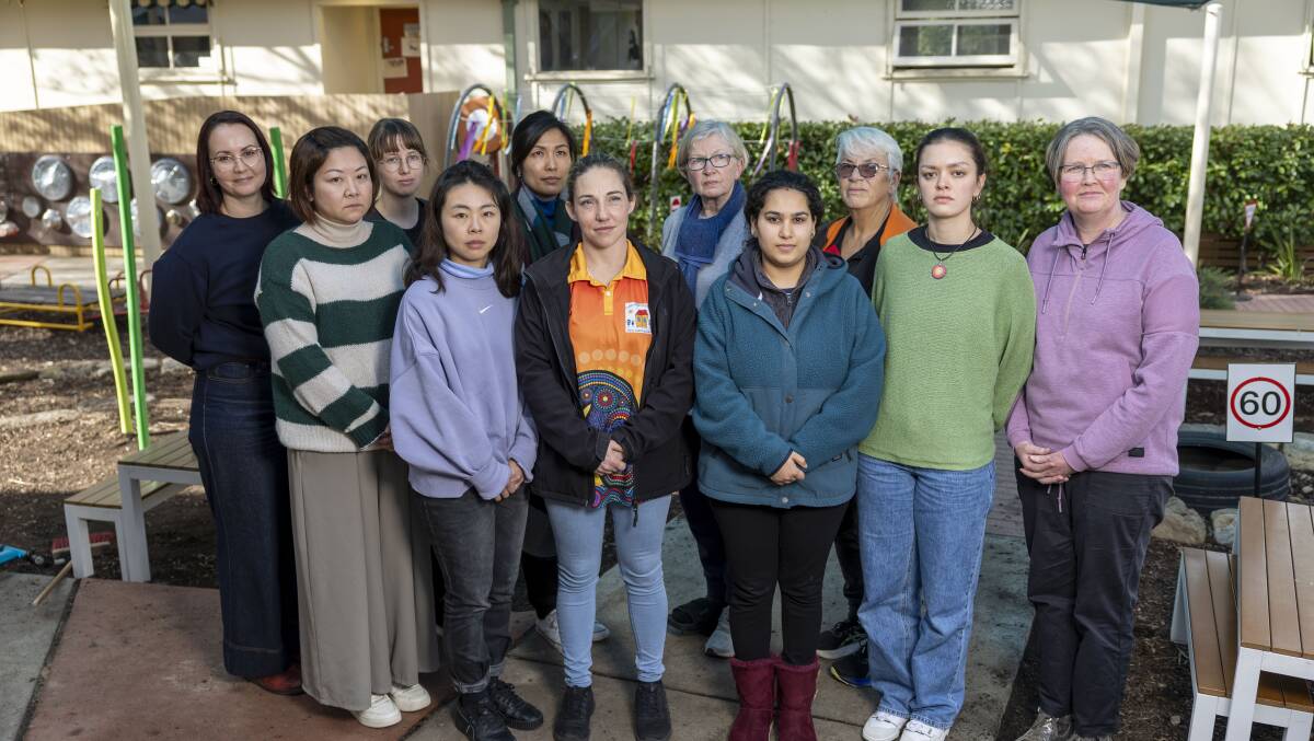 Educators at the four community early childhood centres at the ANU were shocked to discover the licences would not be renewed. Picture by Gary Ramage
