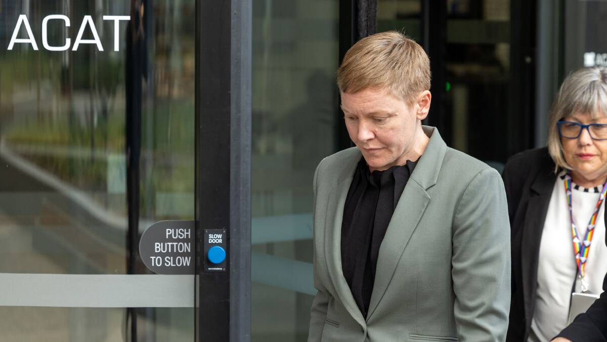 Victims of Crime Commissioner Heidi Yates leaves the inquiry on Thursday. Picture by Gary Ramage