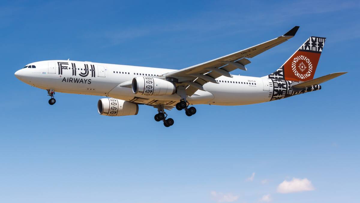 Fiji Airways is bringing international travel back to Canberra airport. Picture Shutterstock