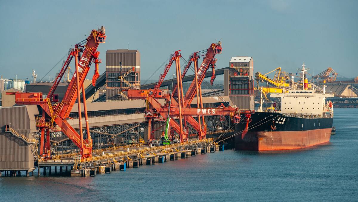 The Port of Newcastle has been prevented from moving away from coal without incurring huge financial penalties. Picture Shutterstock