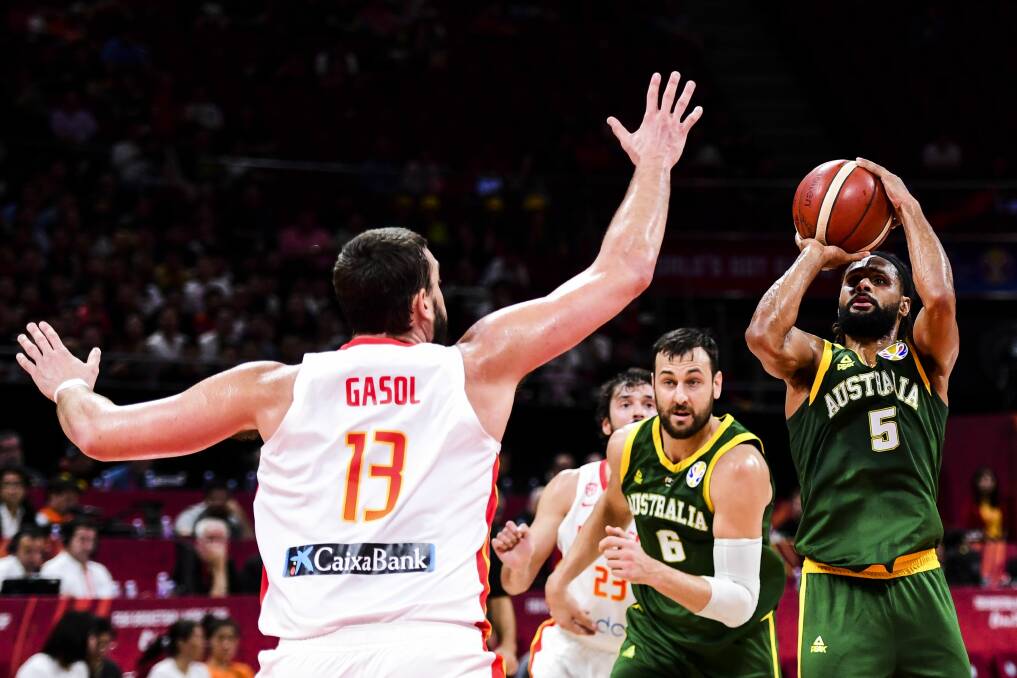 Patty Mills will lead the Boomers charge for a second consecutive medal. Picture by Di Yin