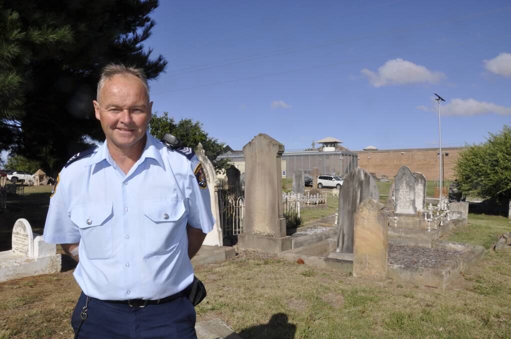 Corrective Services senior overseer of community projects, Kevin Twaddell, says he inmates gain valuable skills and personal satisfaction from helping to maintain Saint Saviour's cemetery. Picture by Louise Thrower. 