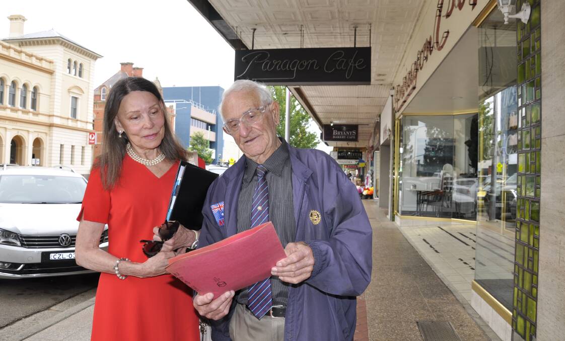 Hannelie Whitehead and Goulburn businessman Tony Lamarra were among those who campaigned against the council rate rise. Picture by Louise Thrower. 
